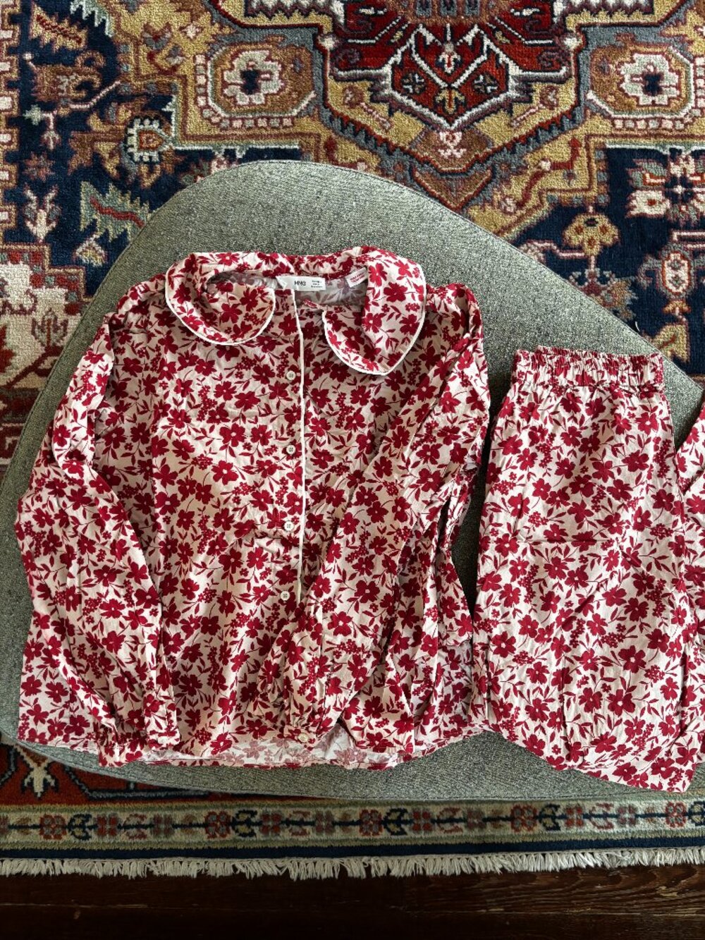 MNG Floral Cotton Pajamas